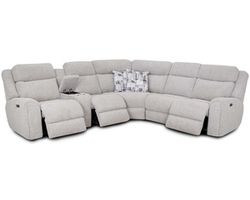 Keegan 694 Three-Piece Reclining Sectional (Three Recliners. Entertainment Built In. Relaxation Taken to the Next Level) Neori Air Massage Available