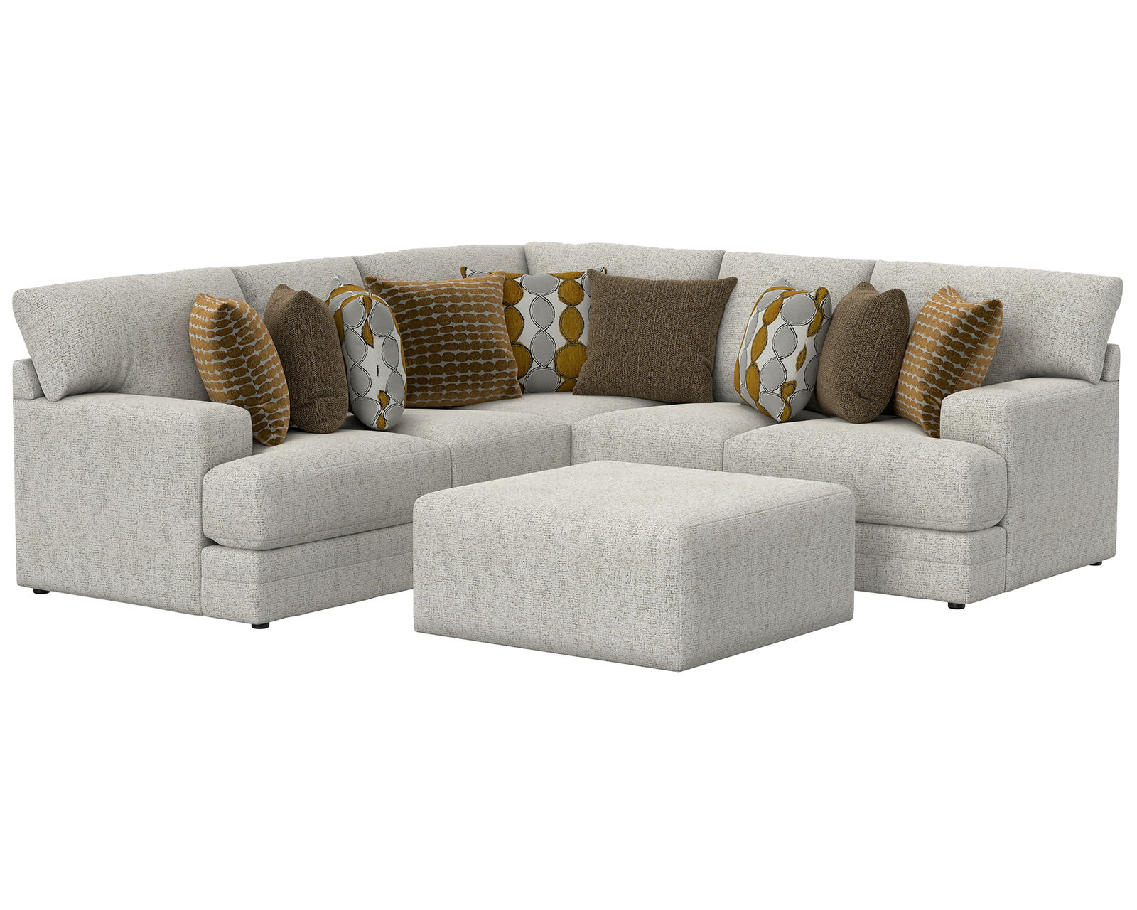 Tori 2240 Modular Sectional (Includes all pillows) - Where American Craftsmanship Meets Everyday Comfort.