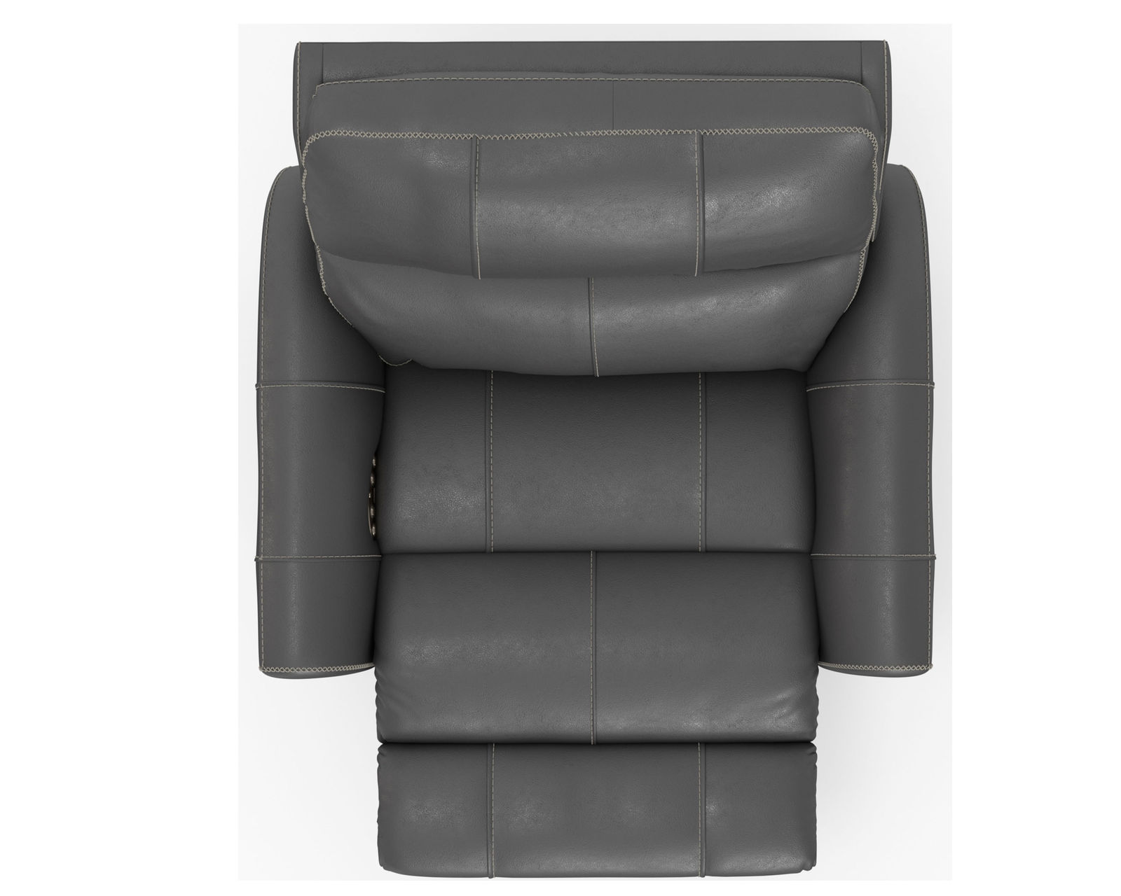 Fredda 82" Power Headrest Power Reclining Leather Sofa Lay-Flat Relaxation, Zero Gravity Comfort & Premium Italian Leather - 2 colors - Fredda Lay Flat Zero Gravity Power Recliner in Anthracite