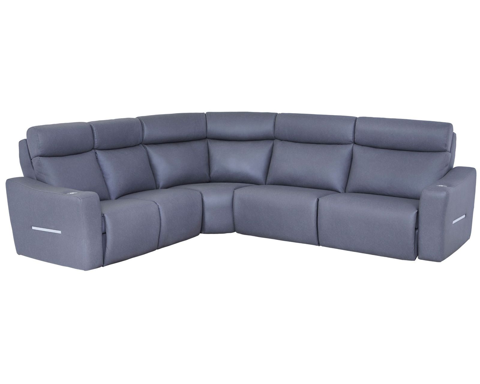 Audrey 4050 Power Headrest Power Reclining Sectional (standard and wide seat widths) +140 leathers