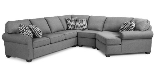 Layout E:  Four Piece Sectional 122" x 126" x 62"