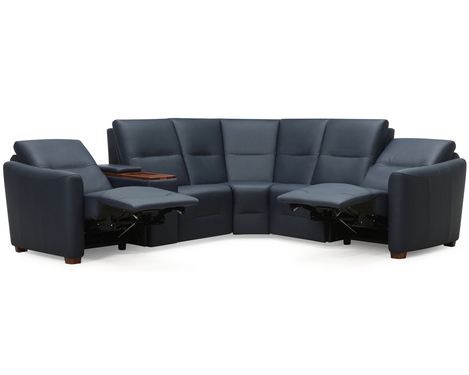 Sanibel 40111 Triple Reclining Sectional (+50 fabrics) - Layout B: Three Piece Reclining Sectional (2 recliner) 110" x 98"