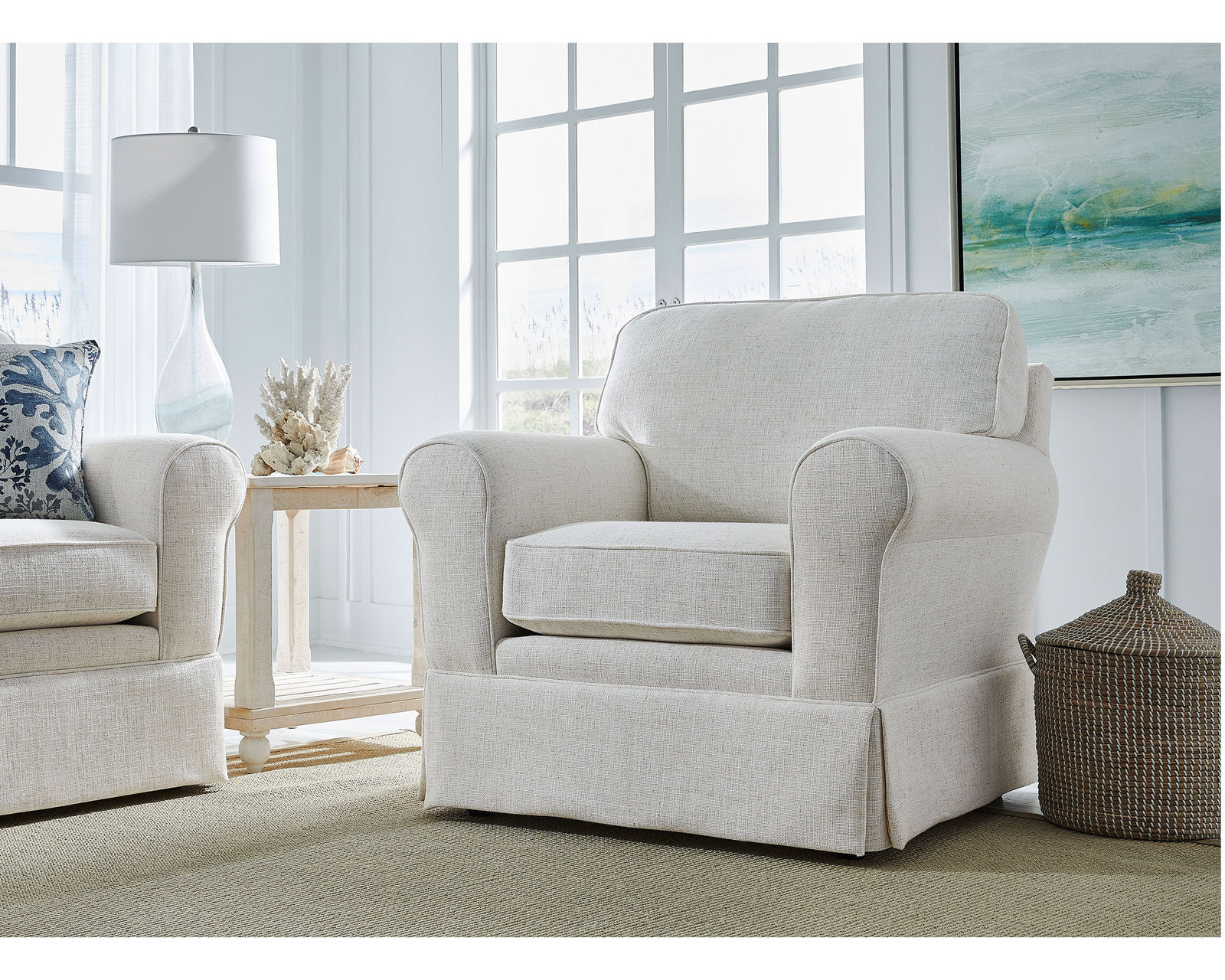 Susanna Stationary Sofa (+139 fabrics) 83" - Susanna Club Chair
