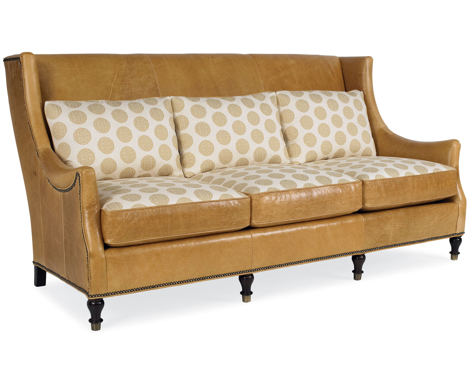 Gaston 81" Nail Head Sofa (+75 fabrics) - Also available in leather