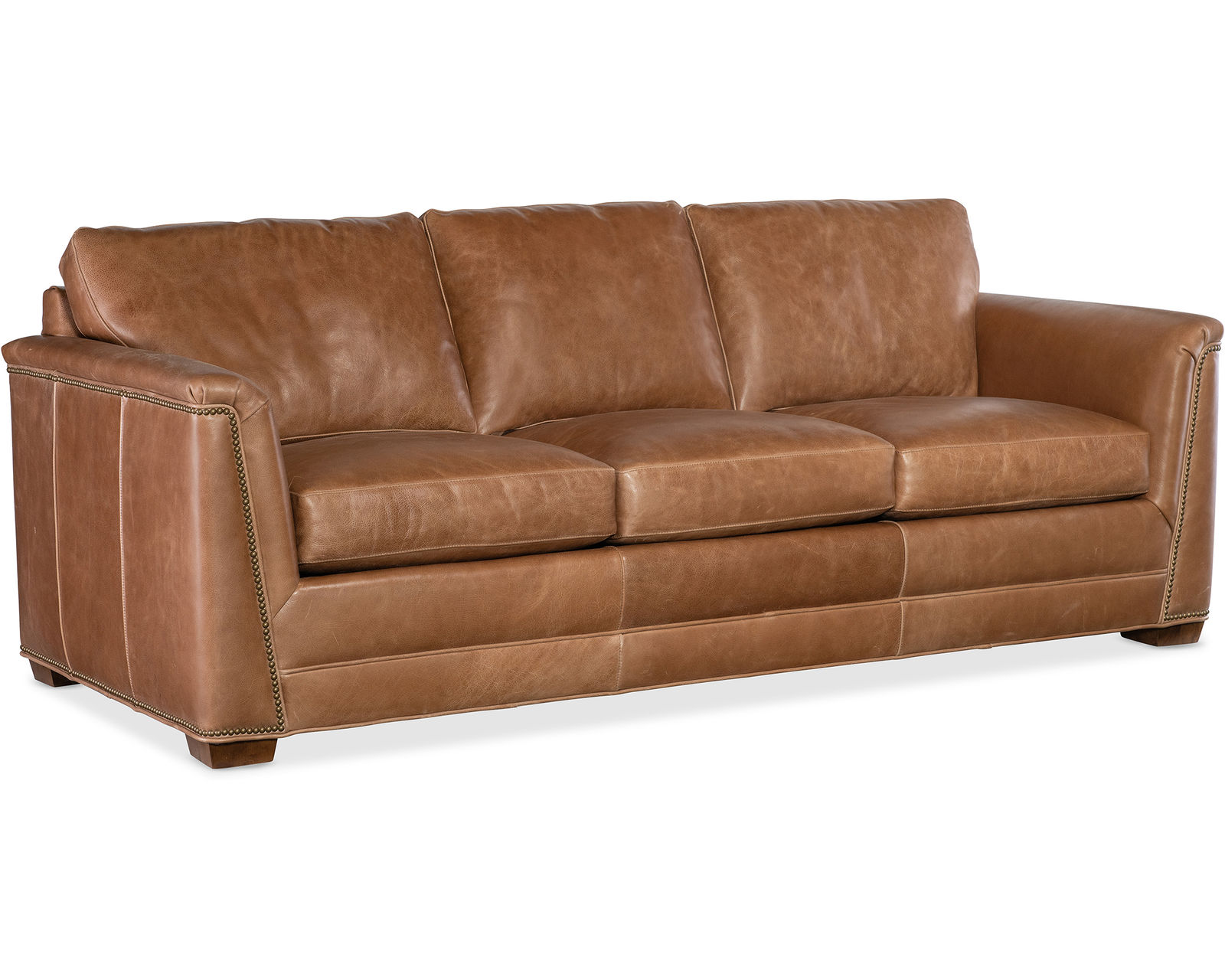 Bradington Young Winter 625 Sofa (12 leathers) 8-Way Hand Tie - Winter Stationary Sofa 8-Way Hand Tie