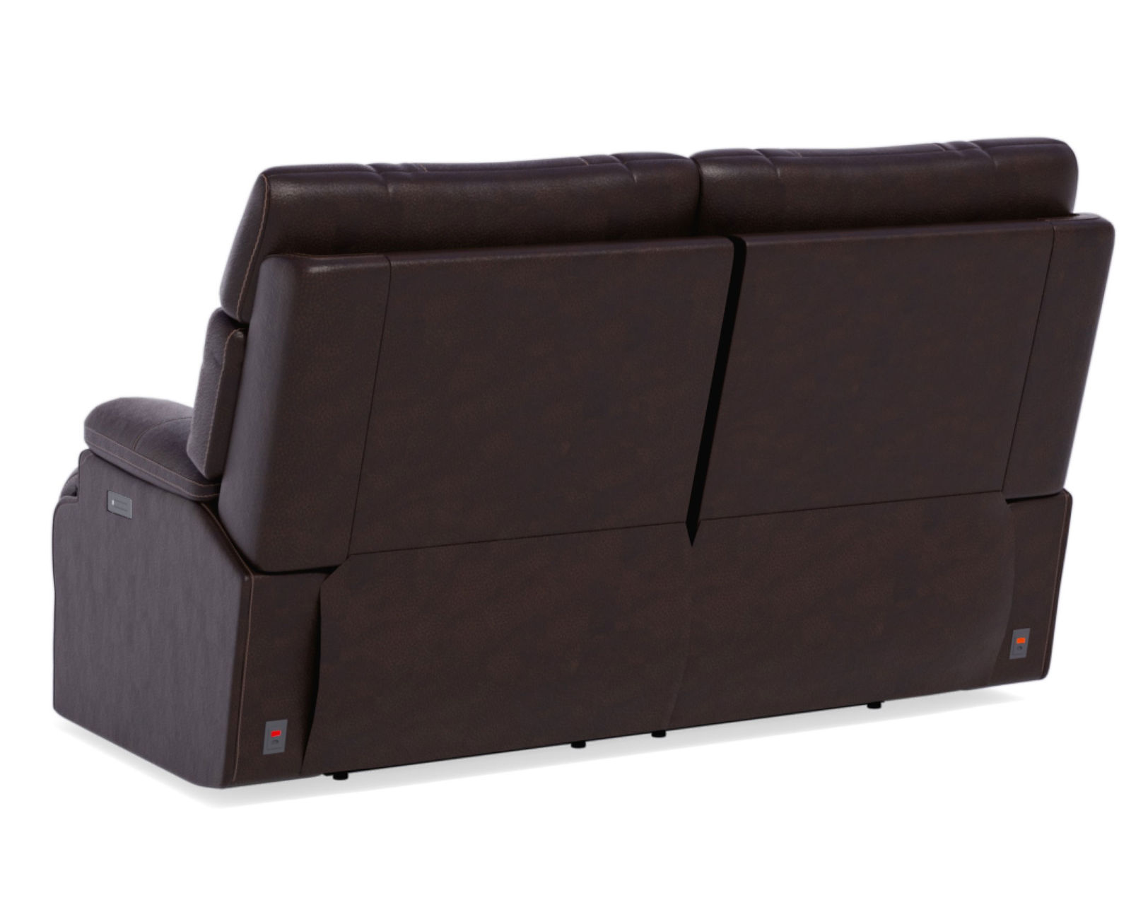 Clive Leather Power Reclining Loveseat with Power Headrests and Lumbar (375-70) in stock - Clive Power Reclining Loveseat with Power Headrests and Lumbar