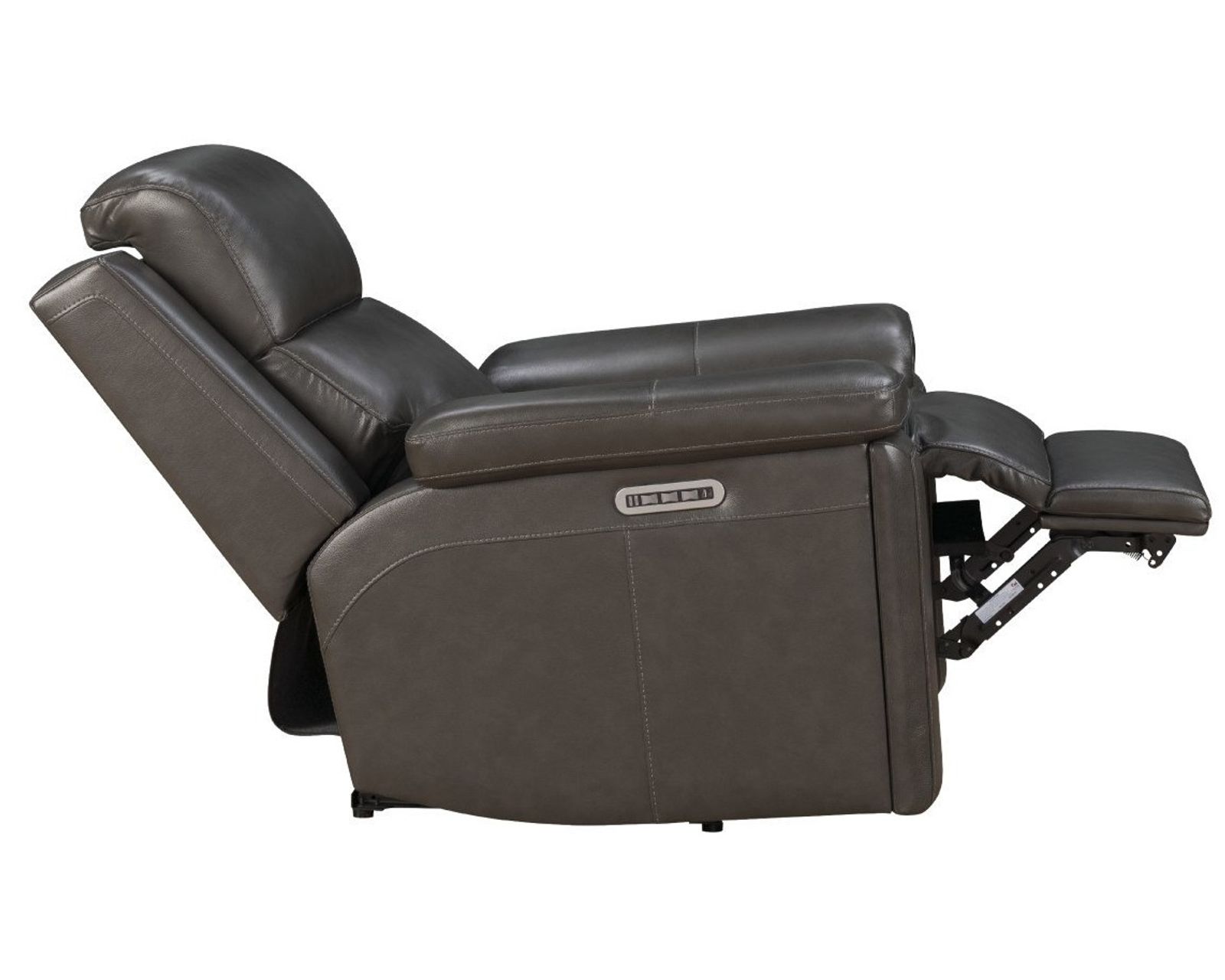 Leon 87" Power Reclining Sofa w/Power Head Rests, Power Lumbar, Heat & Massage (Dropdown Table w/Smart Tabletop Control) In stock