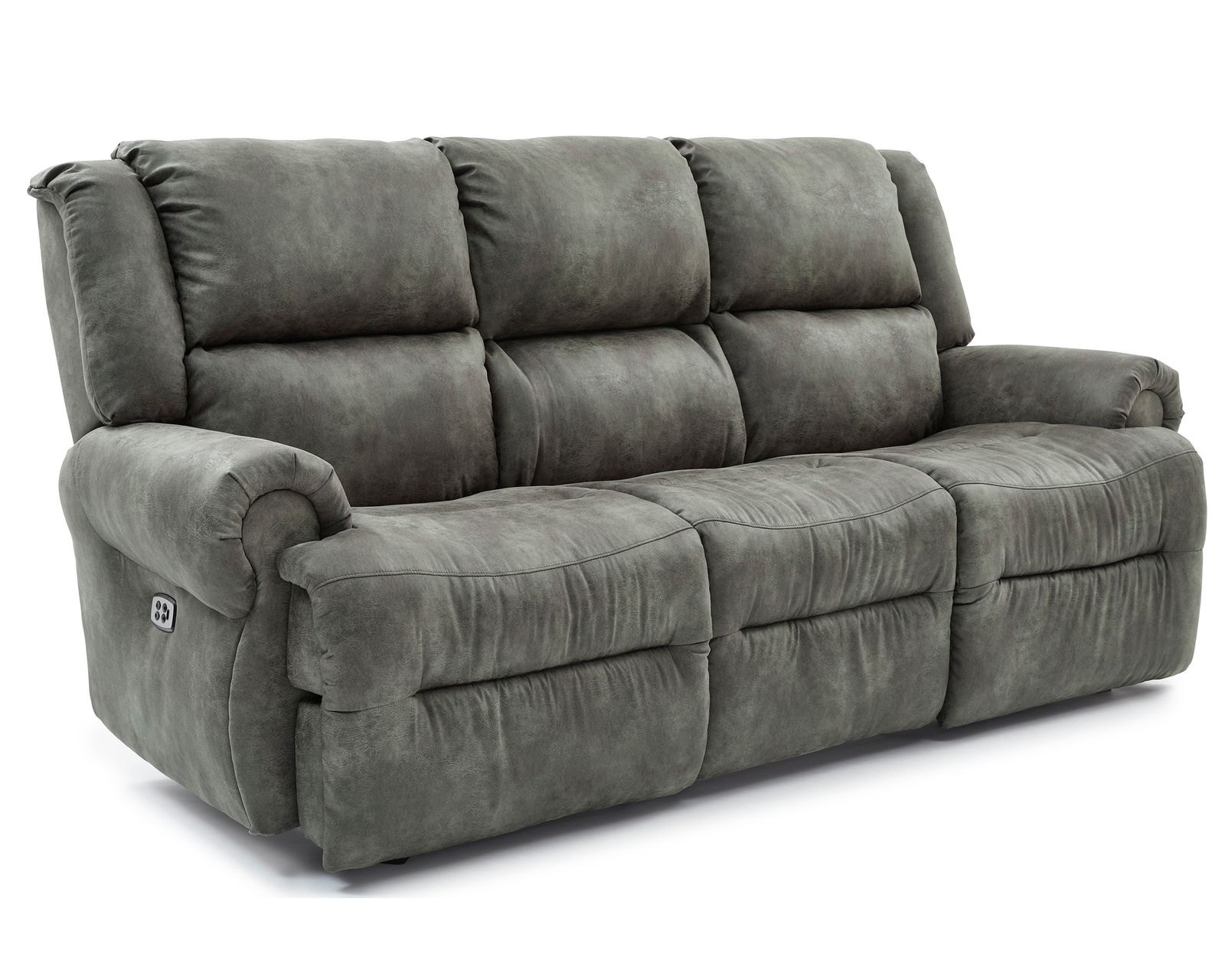 🎣 Genet 85" Reclining Sofa w/ Dropdown Table (+65 colors) - Genet 85" Space Saver Reclining Sofa w/ Dropdown Table