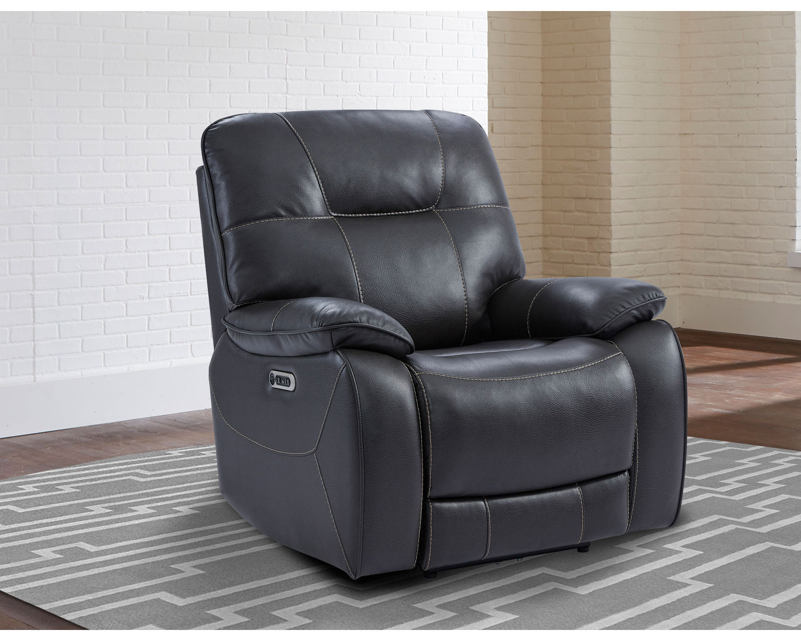Axel Power Headrest Power Recliner in Ozone (In stock)