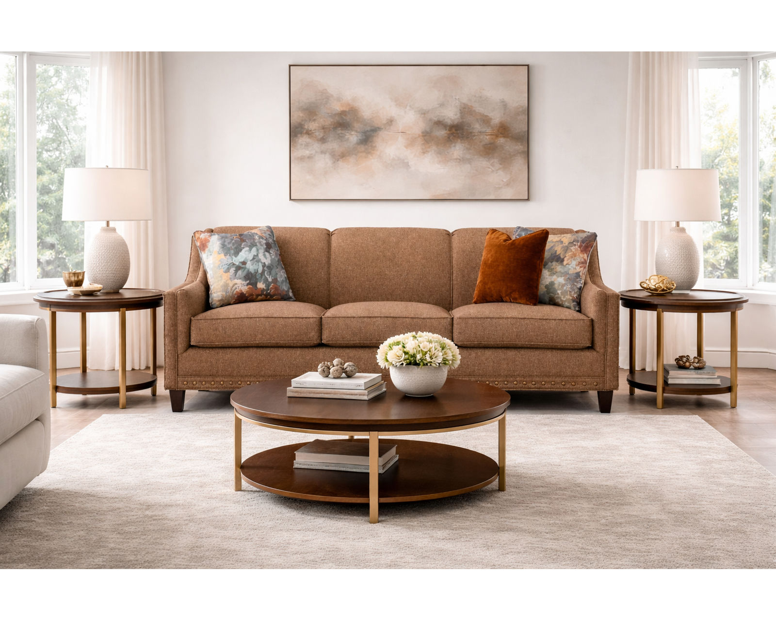 Edinburg 7549 Sofa 91" (+100 High Performance Fabrics) - Edinburg 91" Sofa 754950BD
