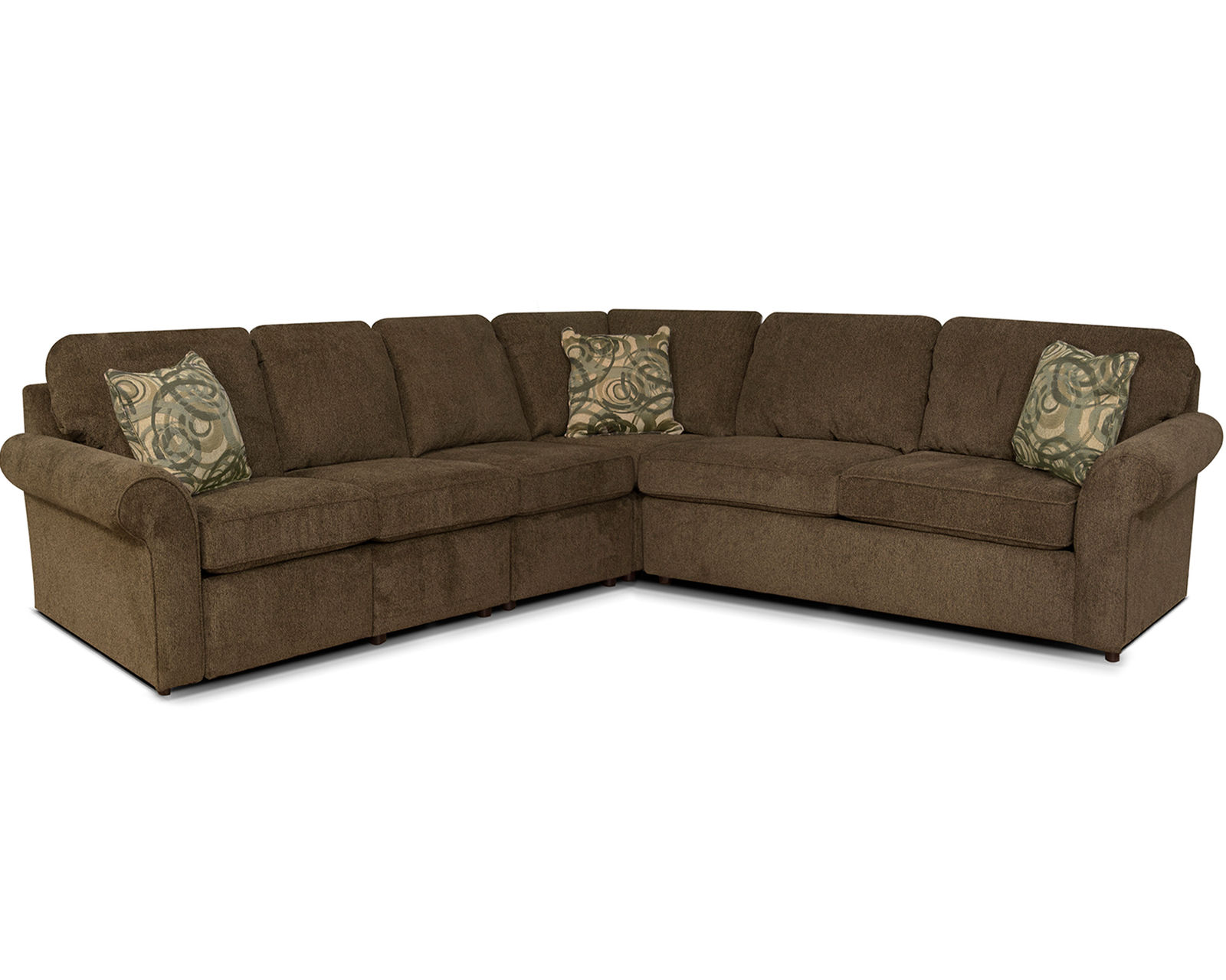 Malibu Sleeper Sectional  (+101 Standard and Performance Fabrics) - Sleeper Sectional Layout D: 