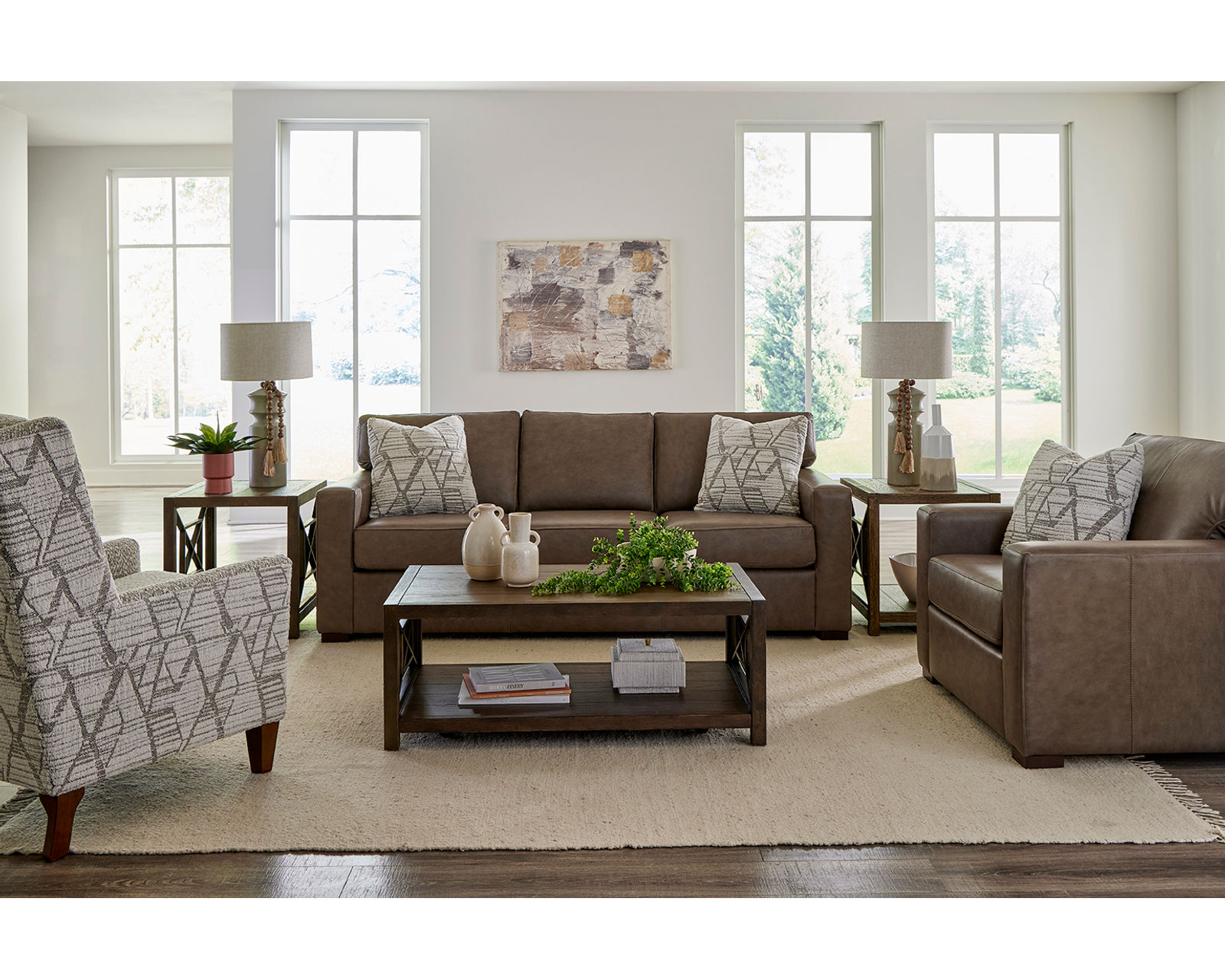 Baylor 88" Leather Sofa  (29 Top-Grain Leather Choices) - 29 Top-Grain Leather Choices