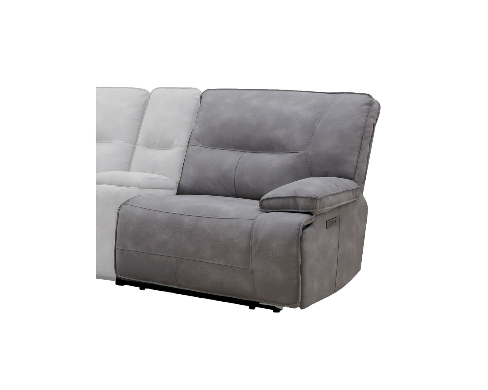 Gladiator Zero Gravity Power Headrest Power Reclining Sectional Sky (In stock - Fast shipping) - Gladiator Right Arm Facing Zero Gravity Power Headrest Power Recliner