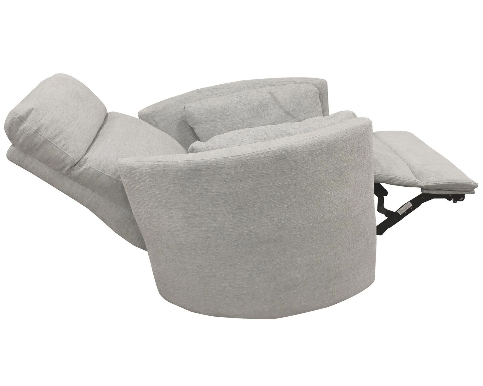 Radius 88" Power Reclining Sofa Mineral (In stock - Fast shipping) - Radius Mineral Power Swivel Glider Recliner