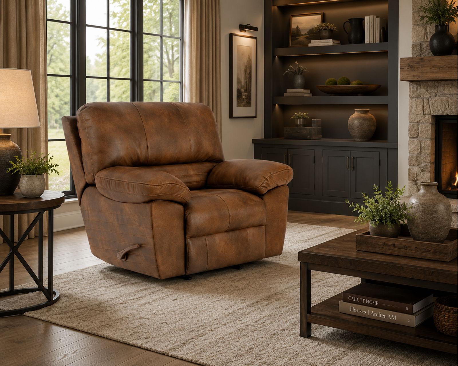 Stetson 91" Lay Flat Reclining Sofa (2 colors) leather like fabric - The Comfort You Deserve. The Quality You Expect.