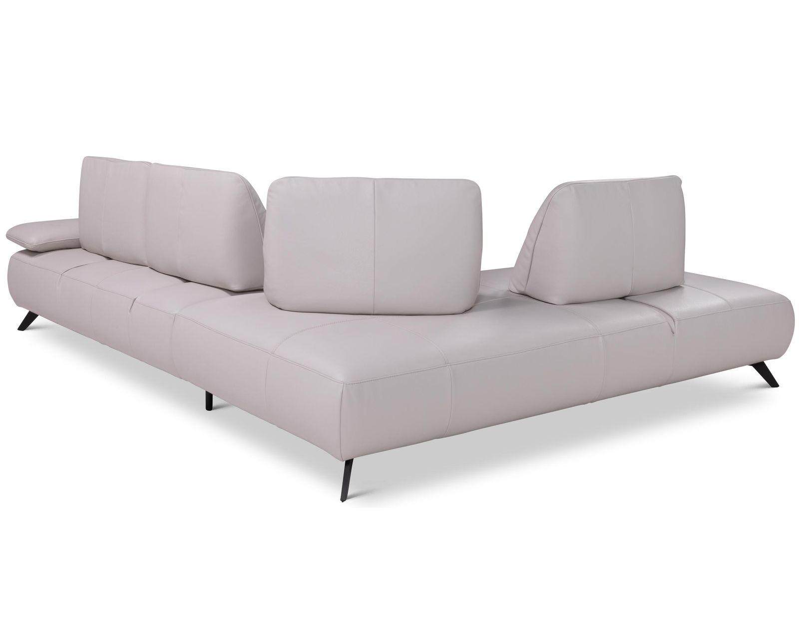 Valencia C312 Leather Sectional (+55 leathers) - Rear View