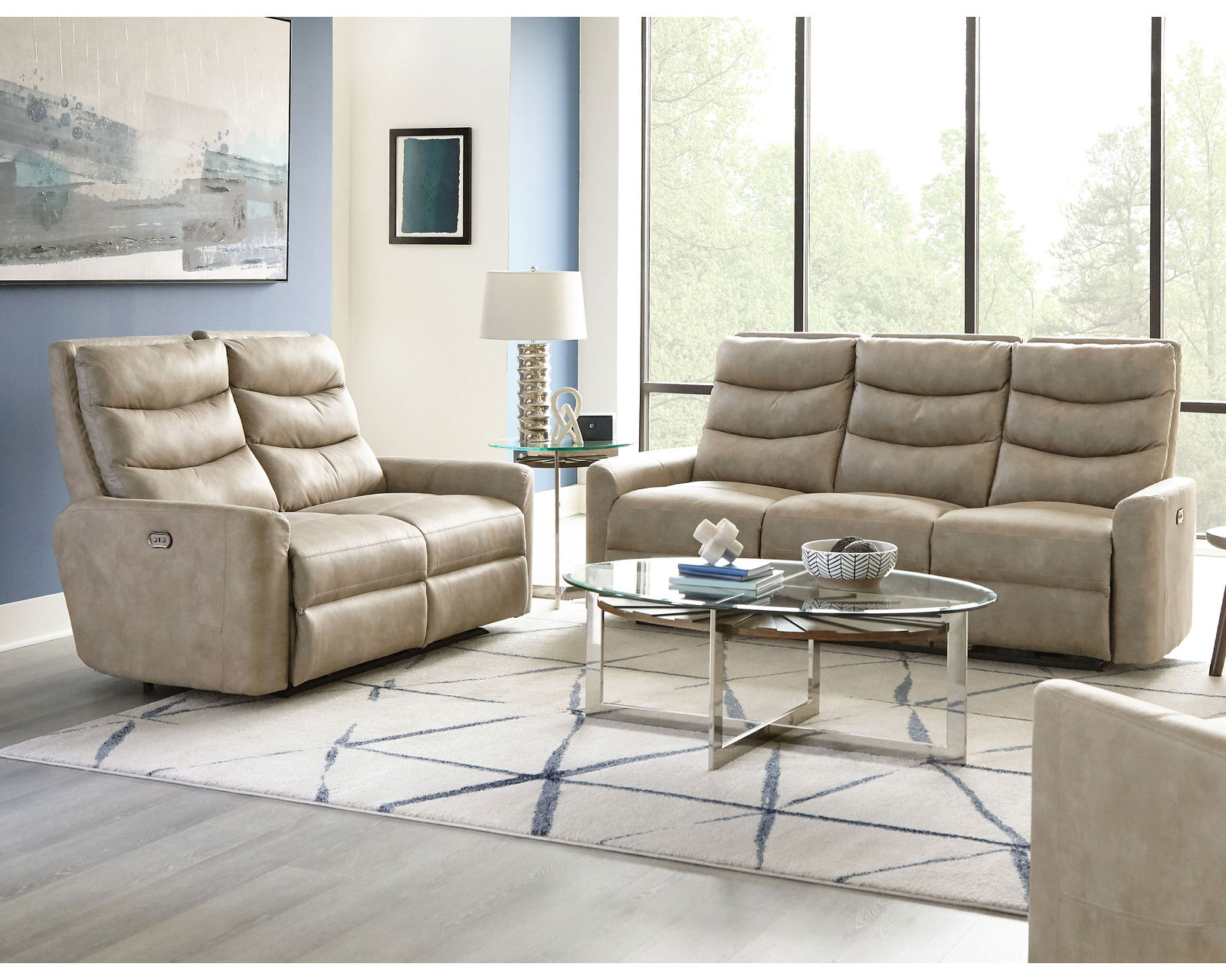 Gill 81" Dual Reclining Sofa (best value in America) - Putty - Gill Dual Reclining Sofa (80")