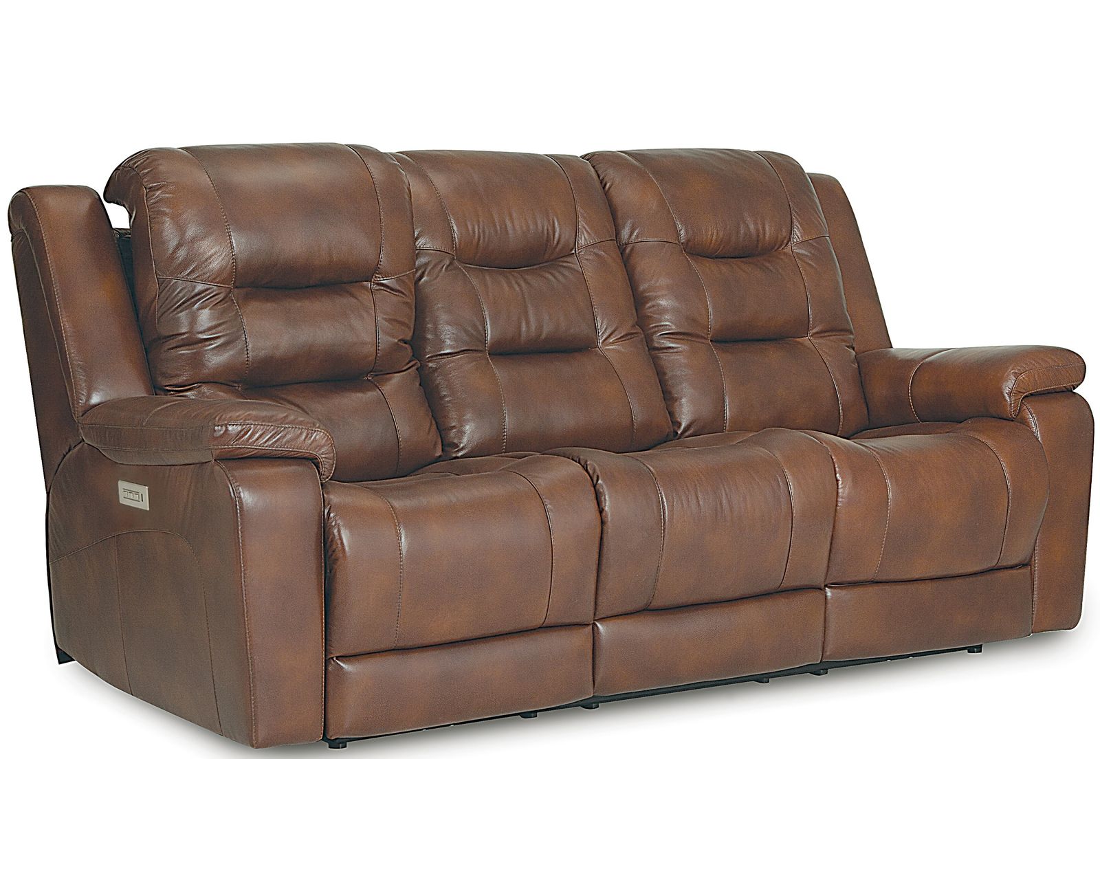 Leighton 41063 Power Headrest Power Reclining Sofa (86") +100 leathers - Leighton 86" Power Headrest Power Reclining Sofa