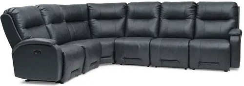 Layout E: Six Piece Reclining Sectional 101" x 125" or 125" x 101" (reversible) 2 recliners