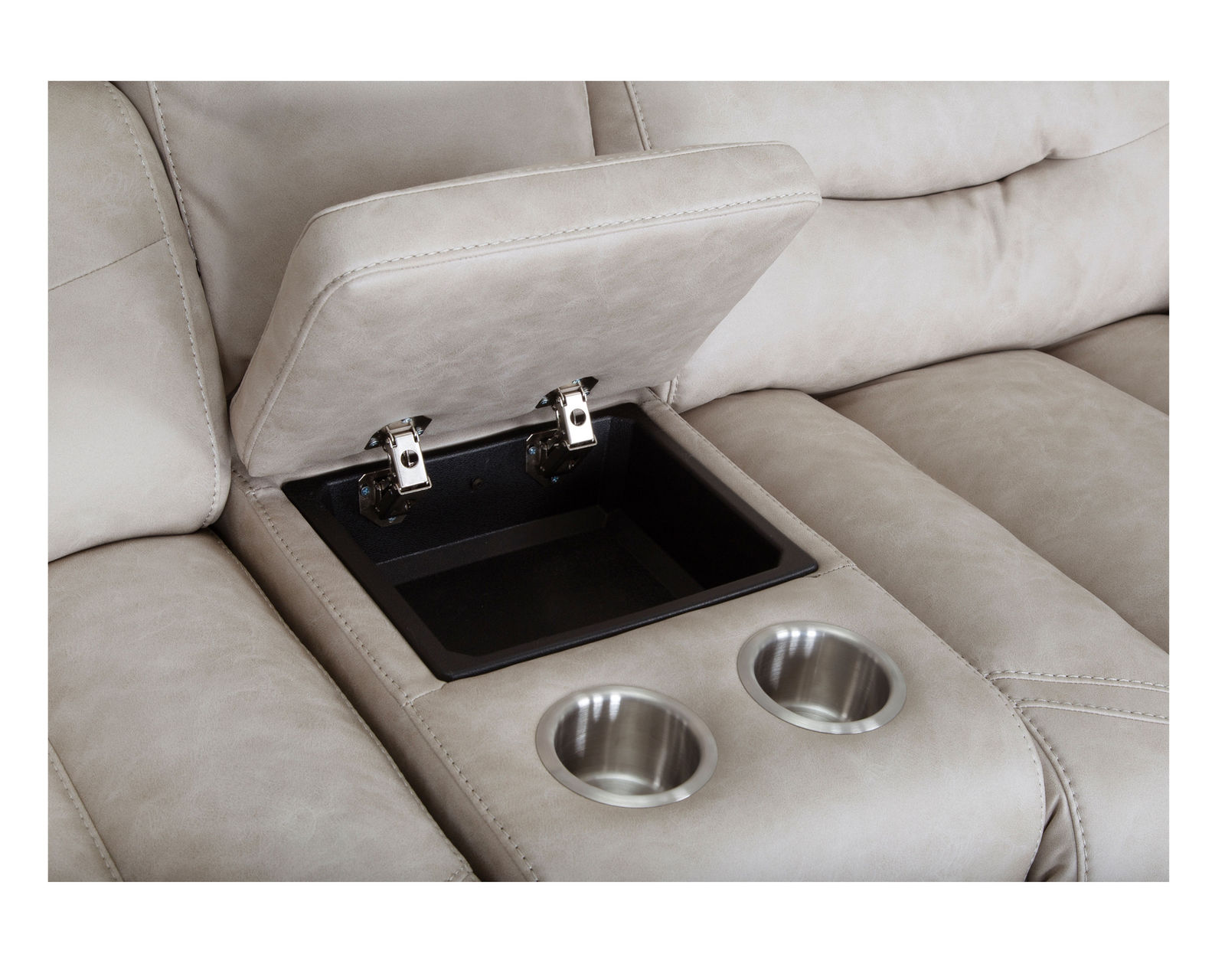 Decker 91.5" Reclining Sofa (Best-Selling Comfort. Built for Real Life.) - Center Console Feature Storage, Cupholders