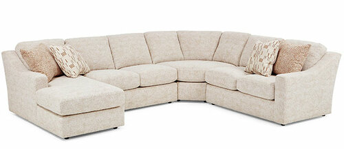 Layout J: Four Piece Sectional 66" x 130" x 99"