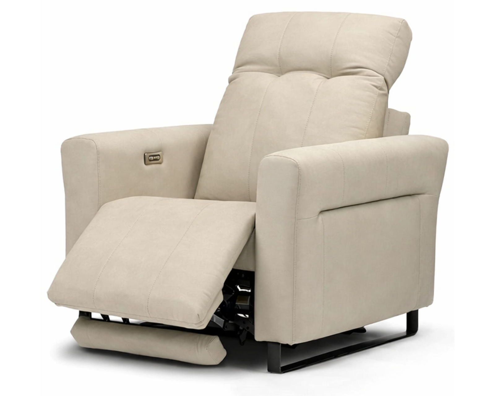 Shelia Dual Power Reclining Sofa — Available in Standard & Wide Cushions, 140+ Leather Options, and 80", 85", or 112" Widths - Shelia Power Headrest Power Recliner