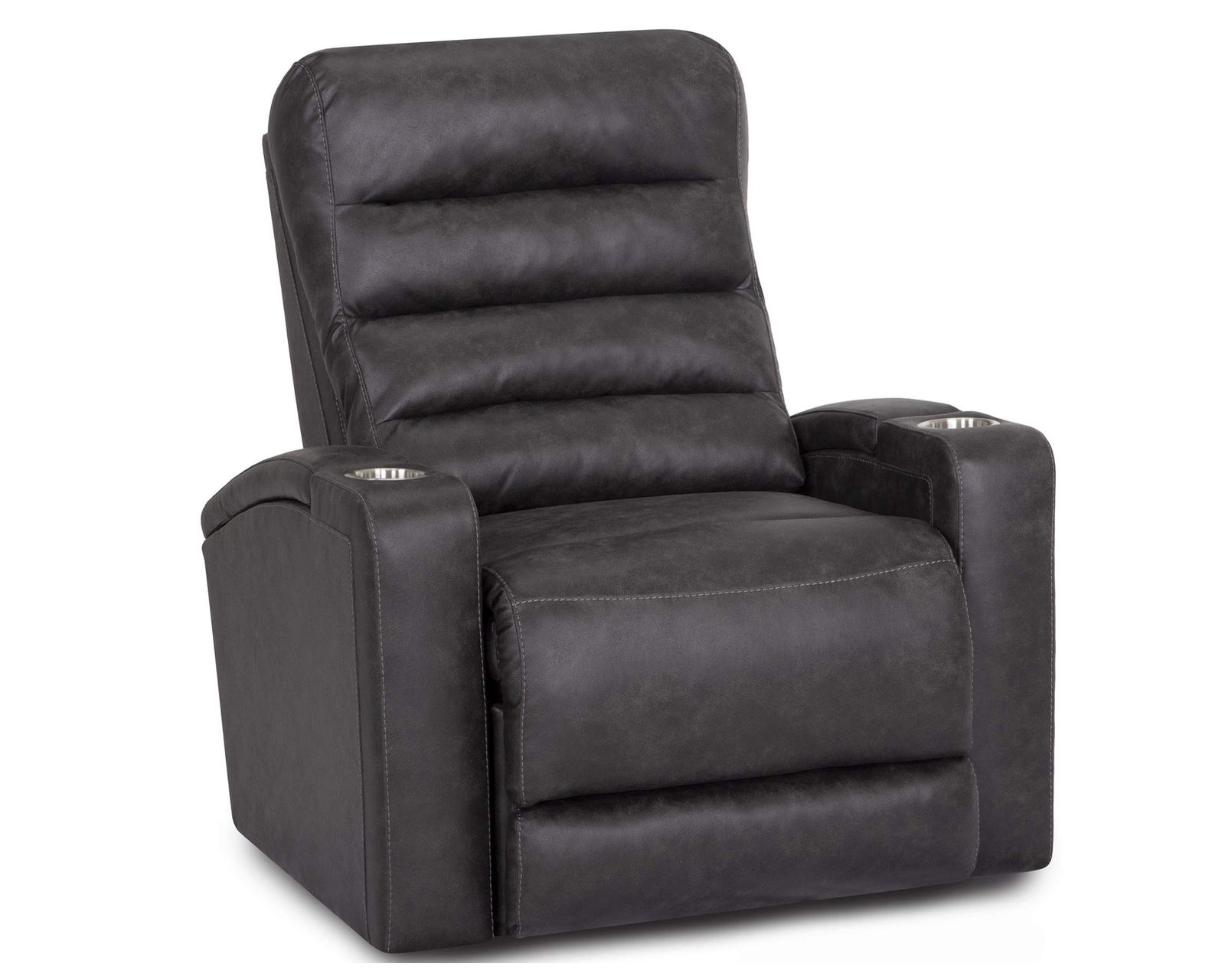 Tipton Home Theater Recliner w/ Power Headrest/Power Recline/Dual Cupholders/Dual Arm Storage (+2 colors)	