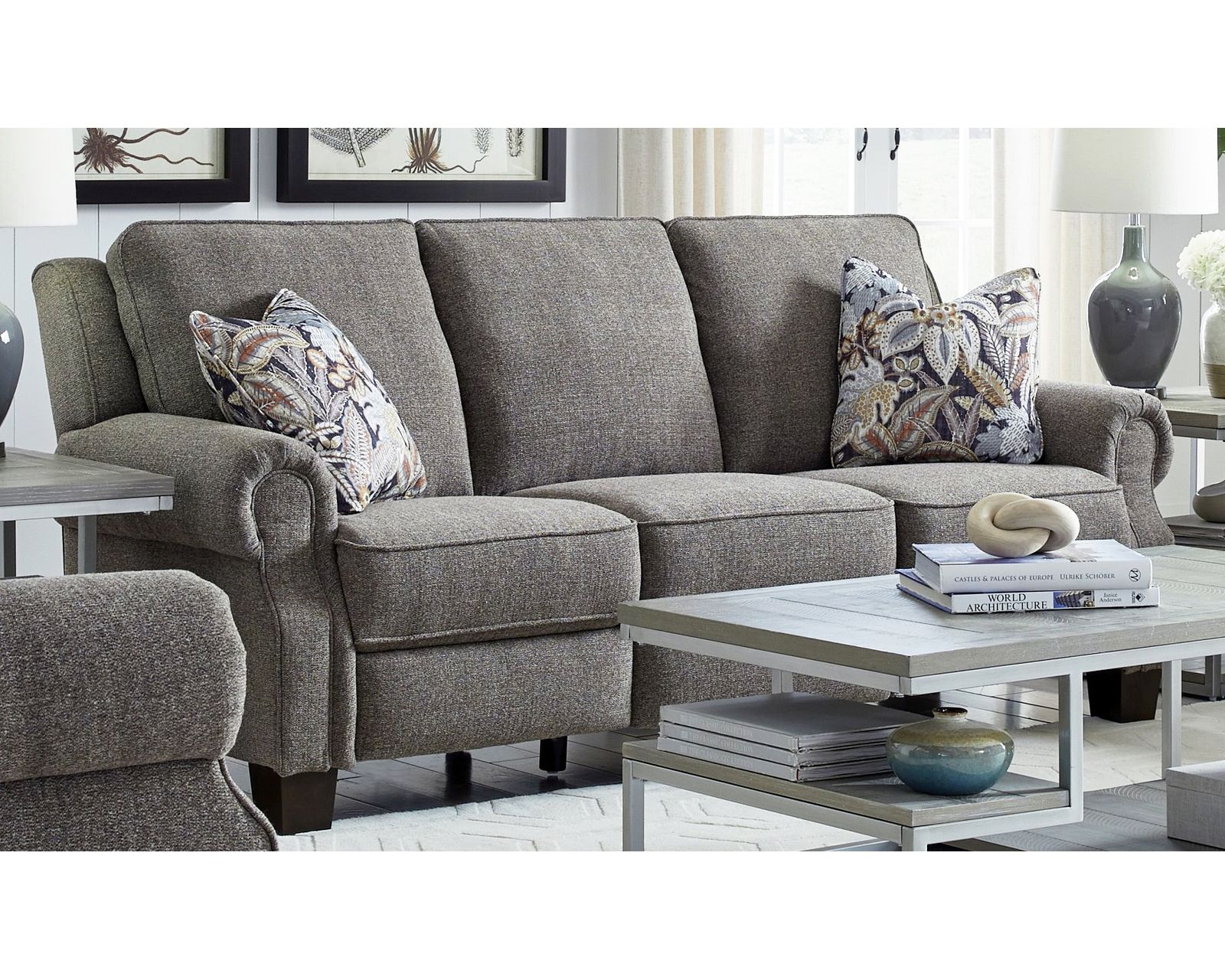 Bedford Park 678 Power Headrest Power Reclining Sofa (84") +140 colors