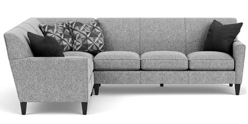 Layout C: Two Piece Sectional. 95" x 121"