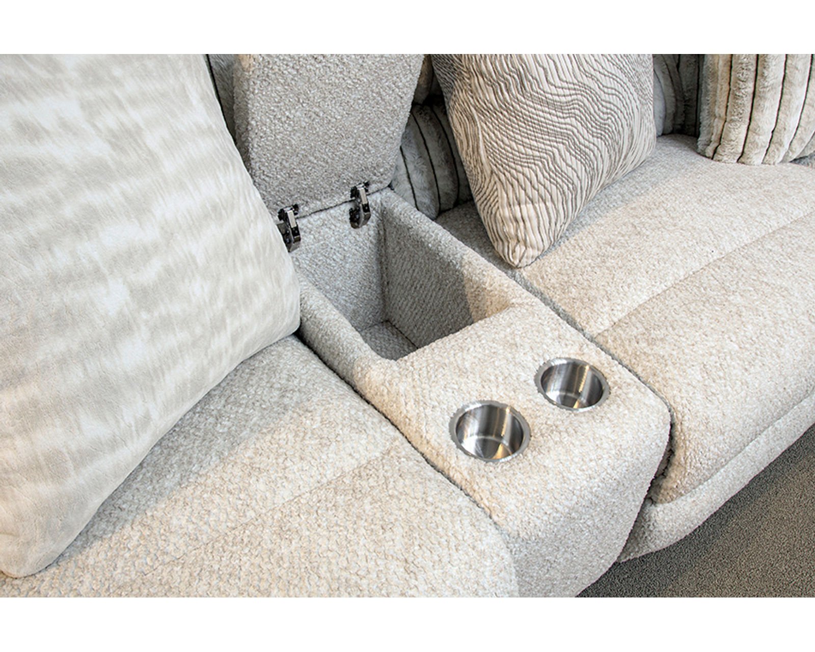 Carmen Deep Seat Power Headrest Power Reclining Sectional (includes pillows) - The Perfect Seat After Every Long Day.