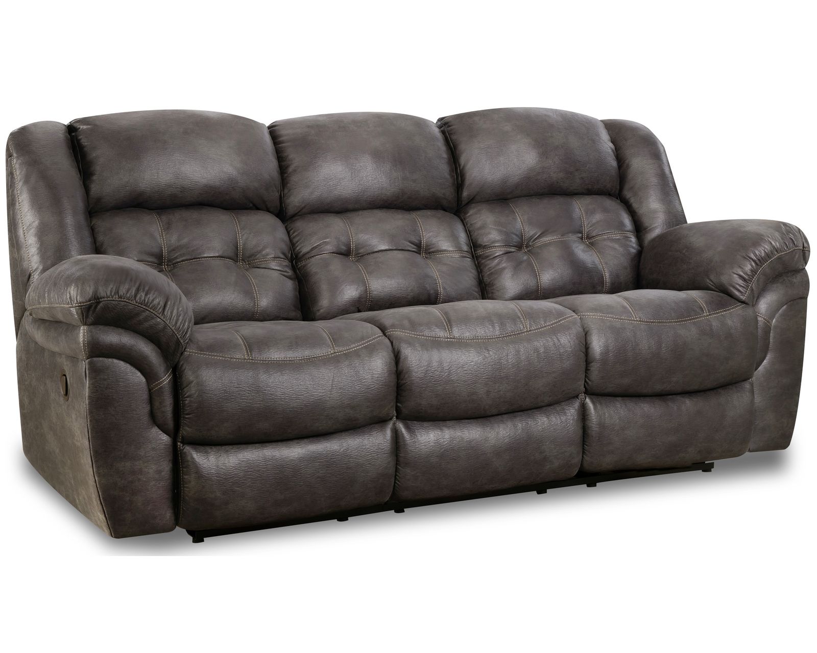 Haven 93" Reclining Sofa Charcoal (In stock)