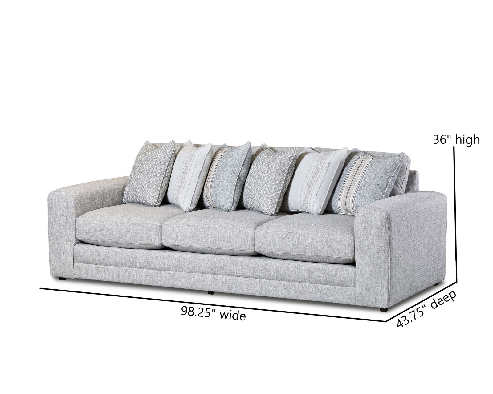 Limelight Mineral 98" Sofa - 7003-00 (includes pillows) performance fabric - Limelight Mineral 98" Sofa - 7003-00 - performance fabric