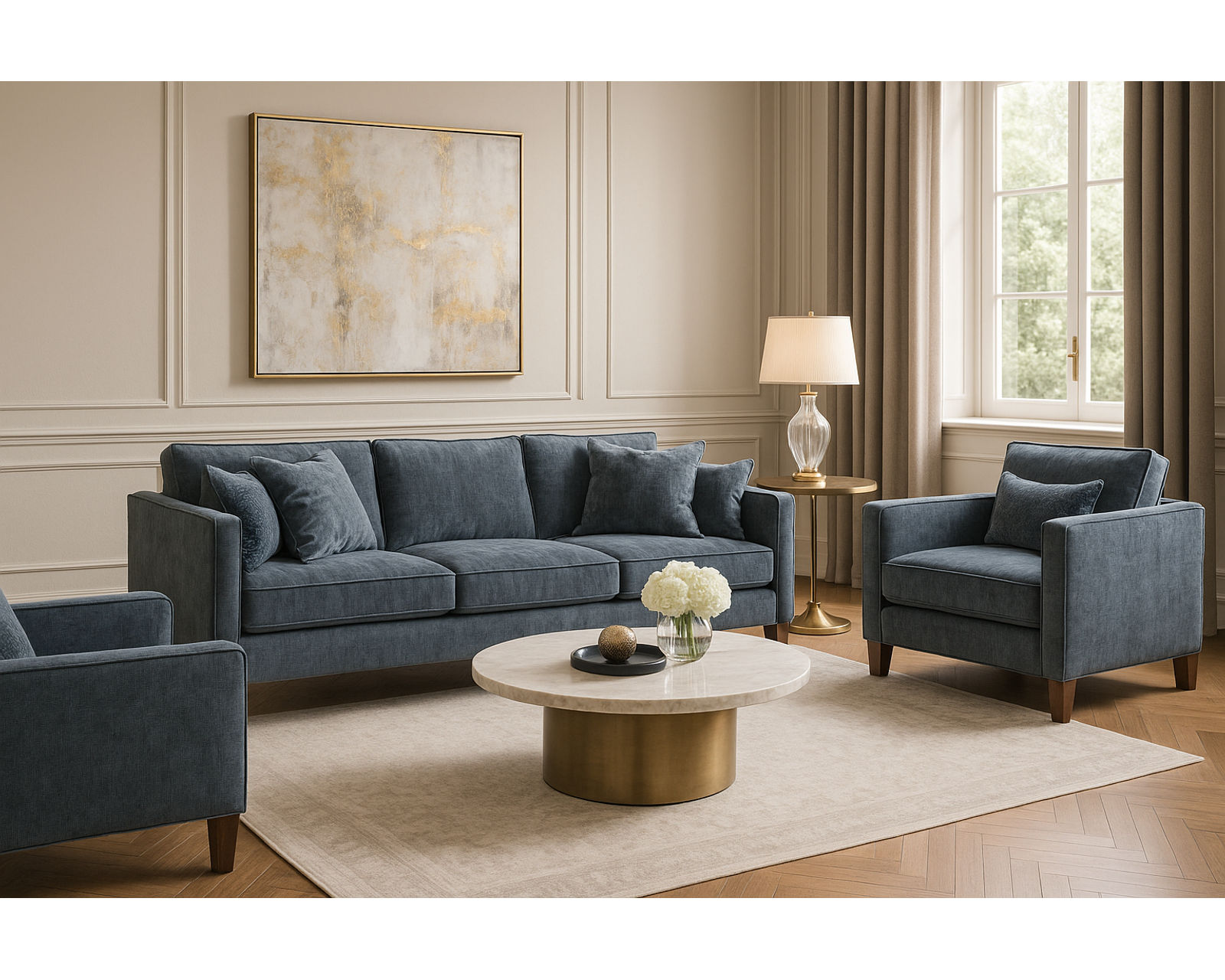 Lenox 90" Sofa (+69 fabrics) - Lenox 90" Sofa