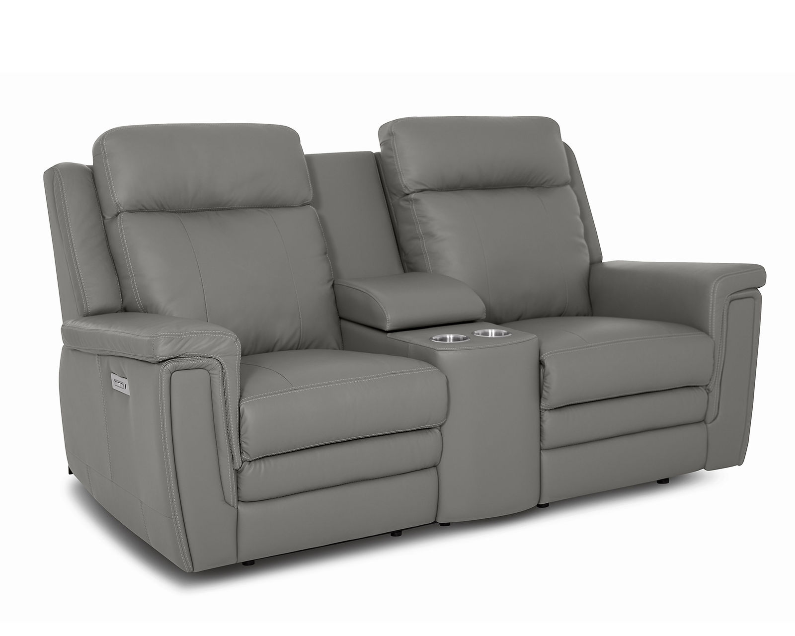 Asher 41065 Power Headrest Power Reclining 87" Sofa (Made to order) - Asher 41065 Power Headrest Power Reclining Console Loveseat in Bali Marble
