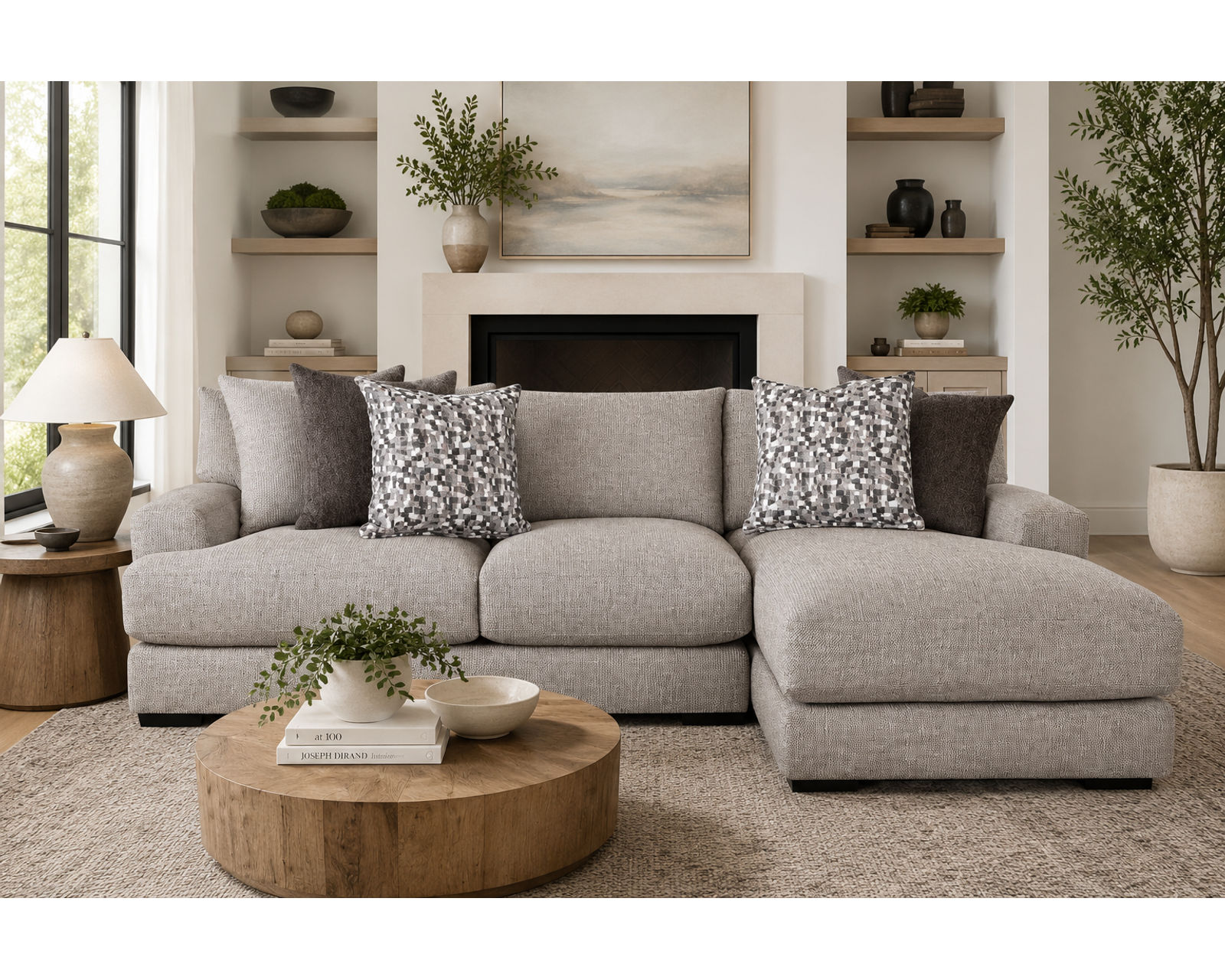 Sullivan 810 Modular Sectional (Modern Comfort. Performance Fabric. Made for Real Life) - The Designer Look—Without the Designer Budget.