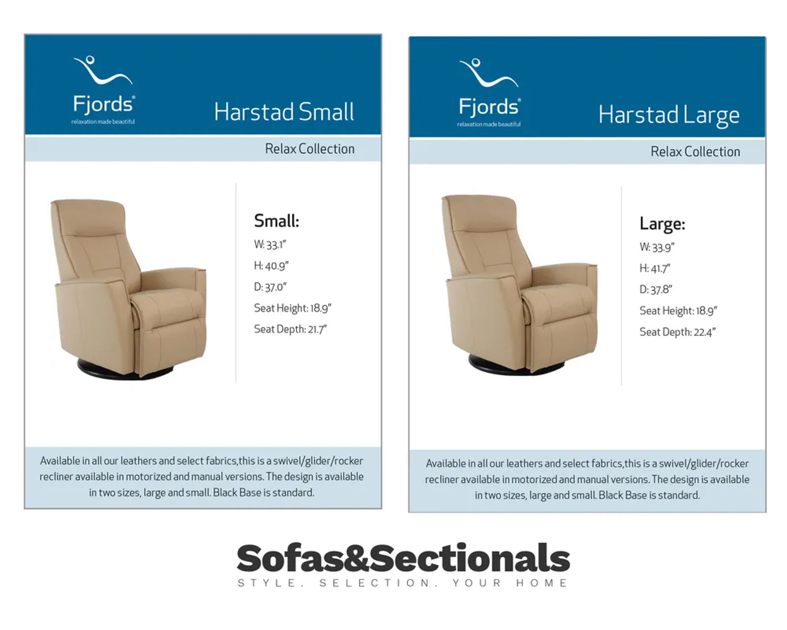 Harstad Power Swivel Glider Relaxer Recliner Fog (In stock - Fast shipping)