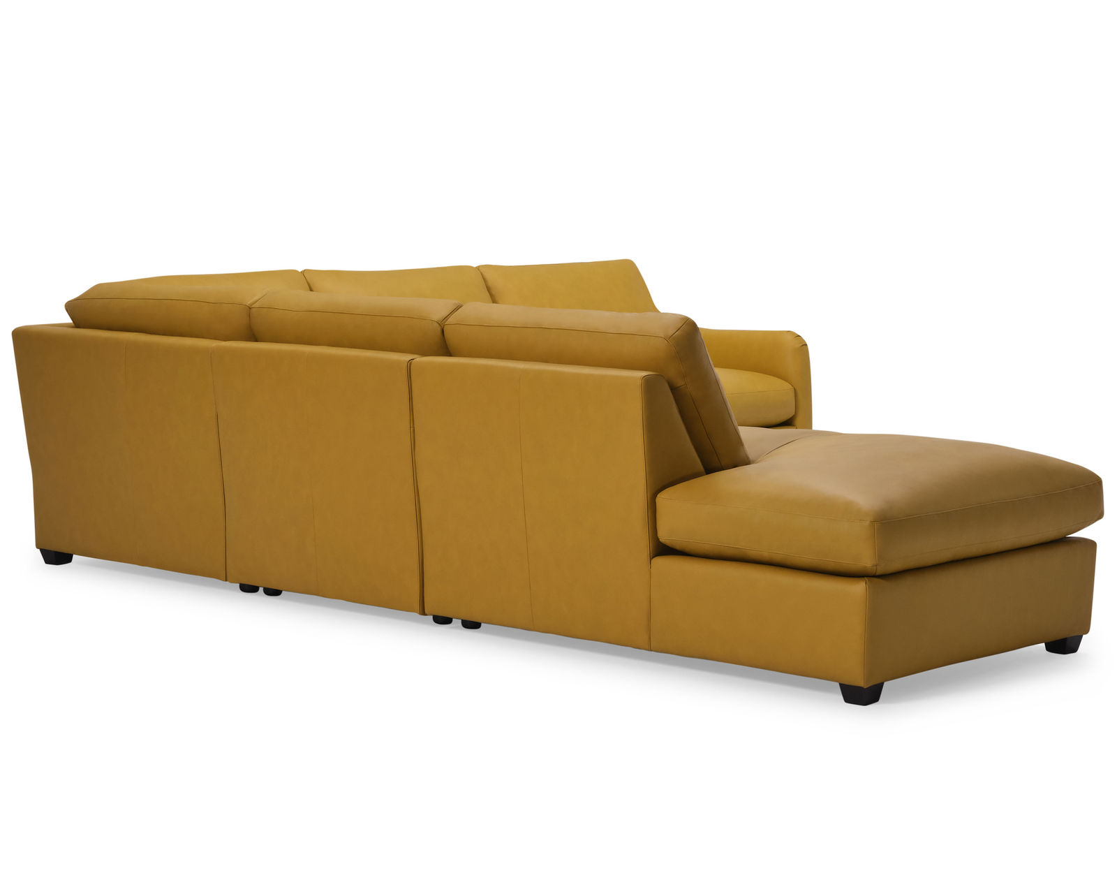 Madison 77658 Modern English Sectional  (+100 leathers) - Layout N: Three Piece Sectional 99" x 110"