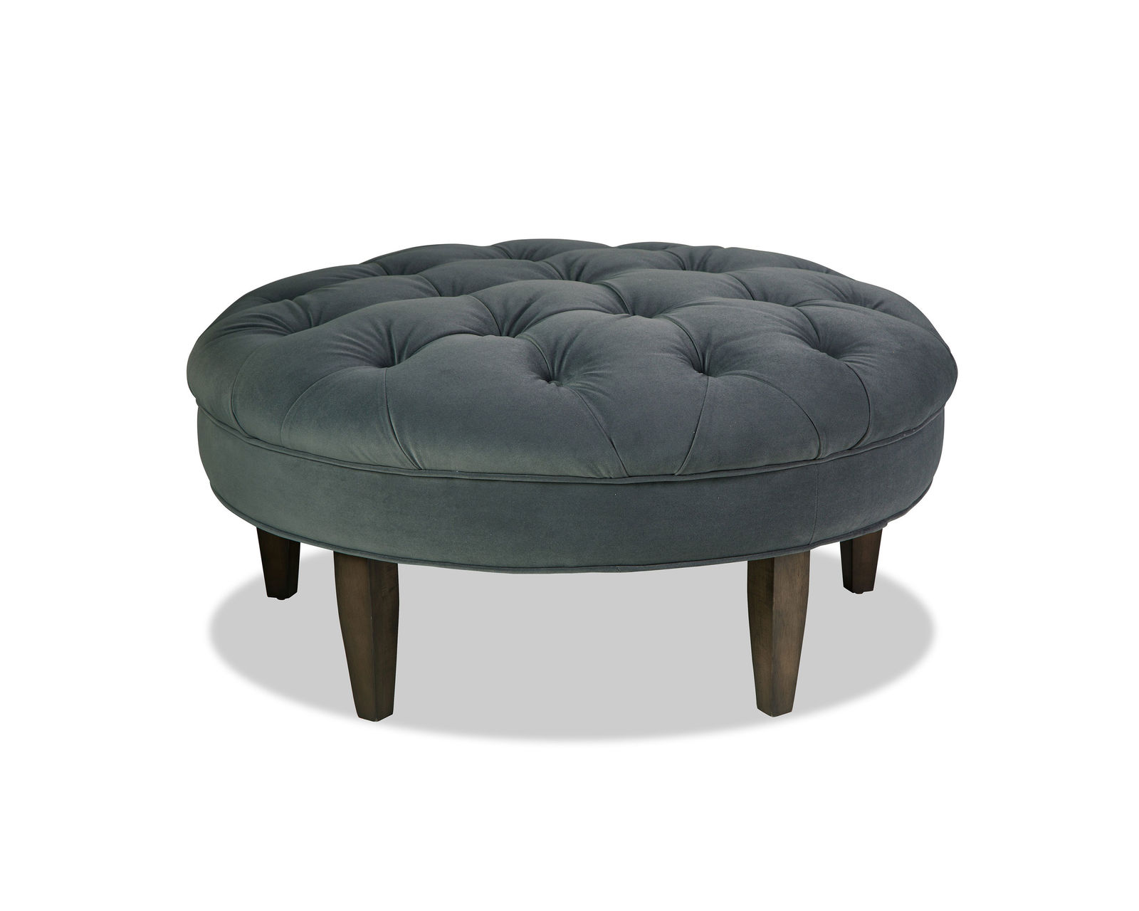 Charlotte 41" Oval Ottoman (Performance fabrics) P094000 - Over 15 wood leg finishes available
