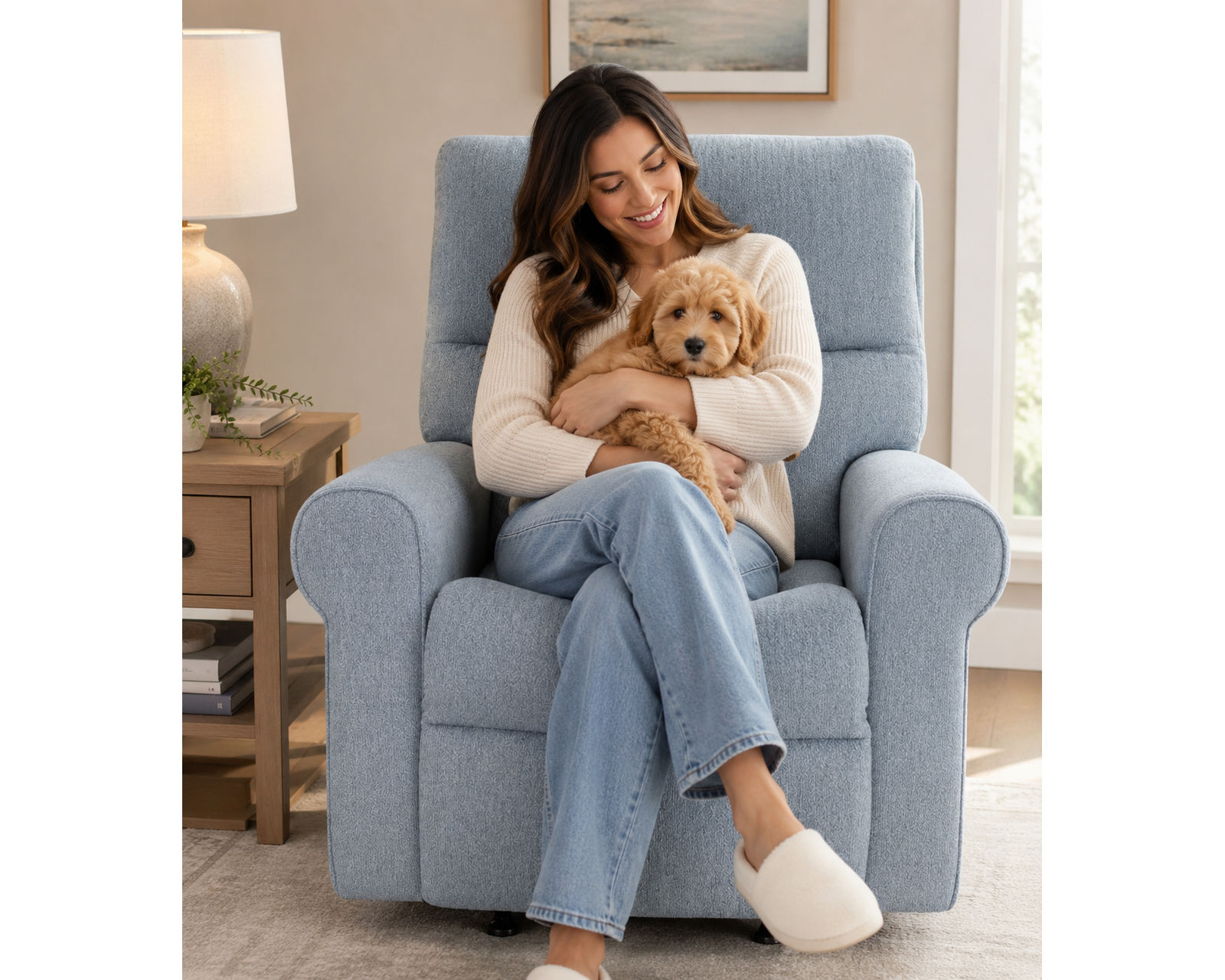 Morgan 97" Sofa (Coastal-Inspired Style. Relaxed Comfort) - Your Shortcut to a Beautifully Designed Home.