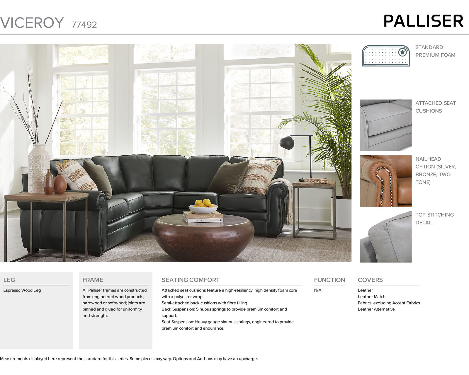 Viceroy 77492 Sectional (+100 leathers) - Viceroy Collection