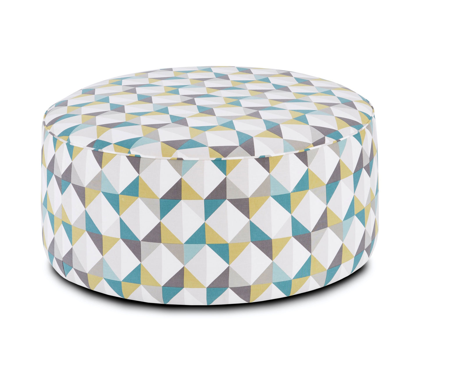 TNT Nickel 84" Sofa 41CW-00KP (Performance fabric) - Denmark Caper 39" Round Cocktail Ottoman - 140
