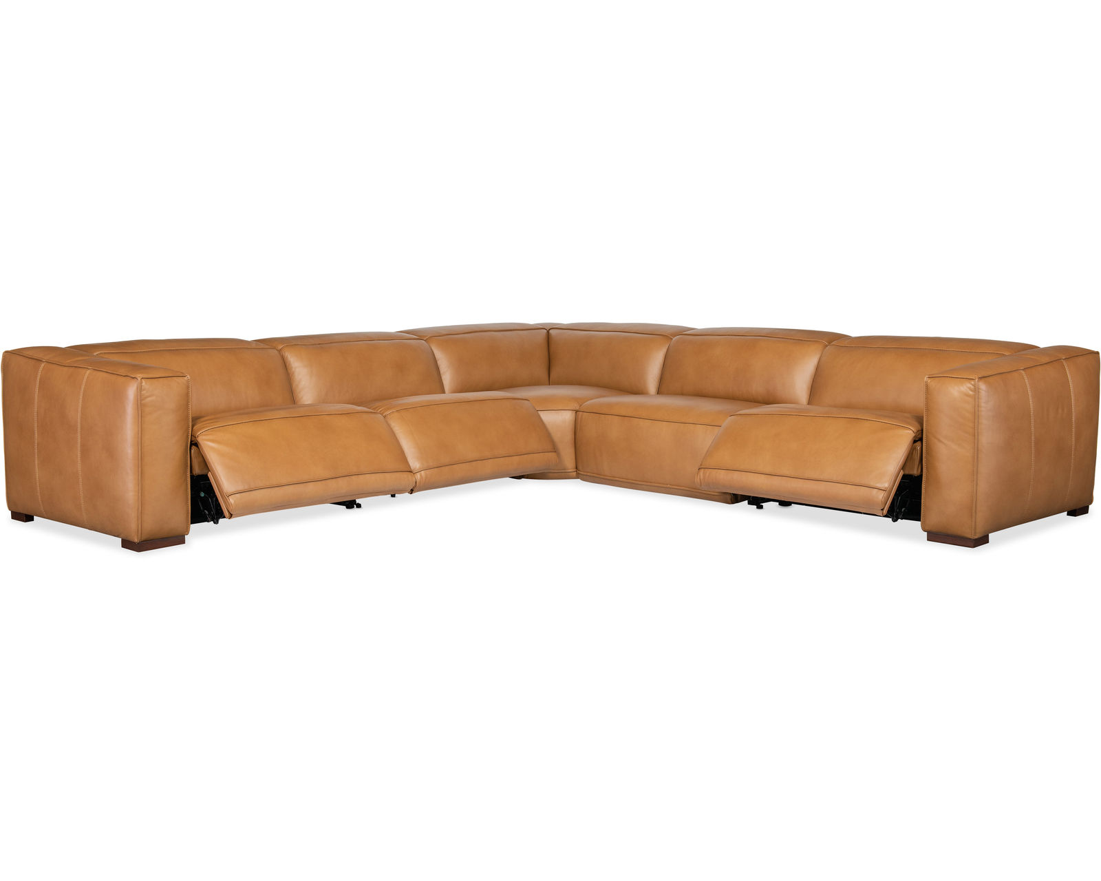 Fresco Five Piece Power Reclining Sectional (4 Power Recliners) In stock