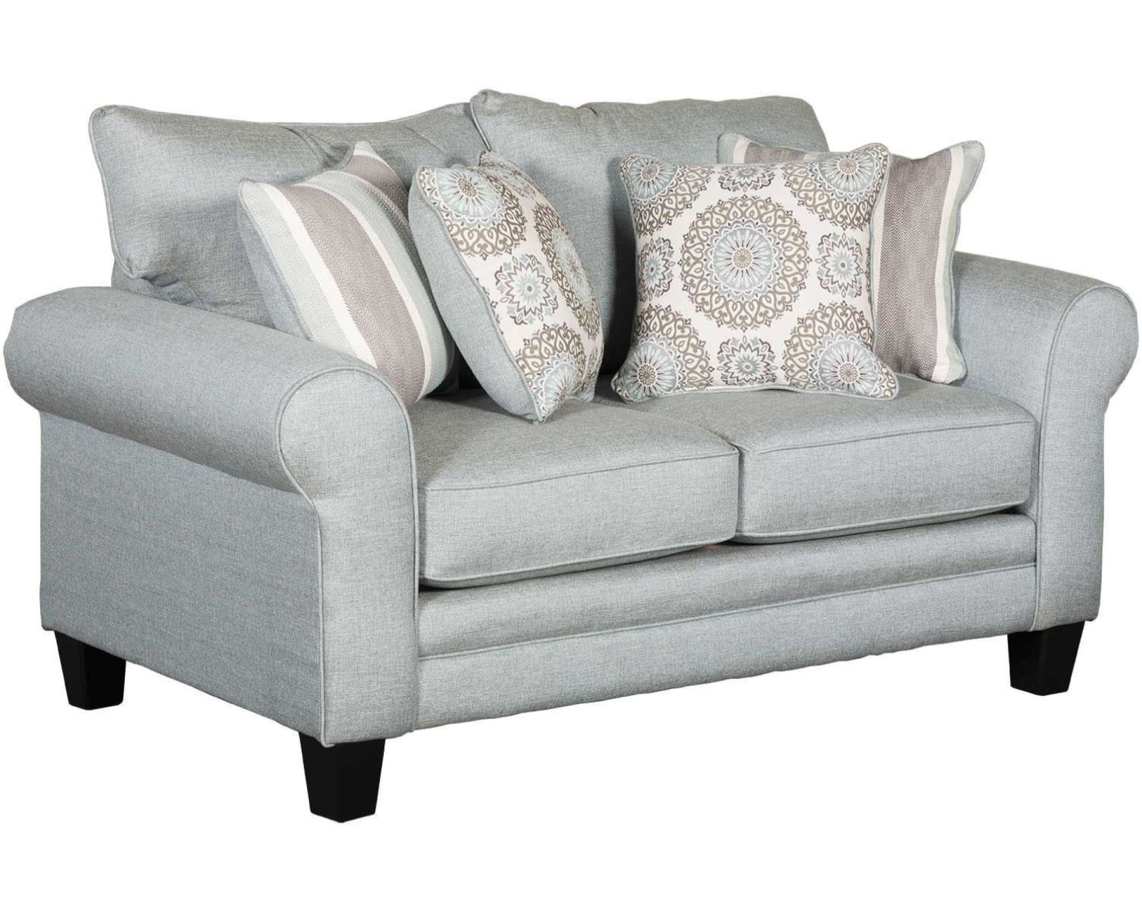 Grande Mist 88" Sofa - 1140 (includes pillows) Performance fabric (In stock) - Grande Mist 65" Loveseat (Performance fabric)