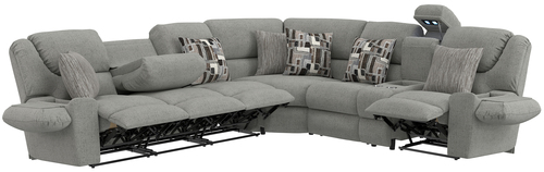 Layout A:  Three Piece Reclining Sectional 132" x 122"