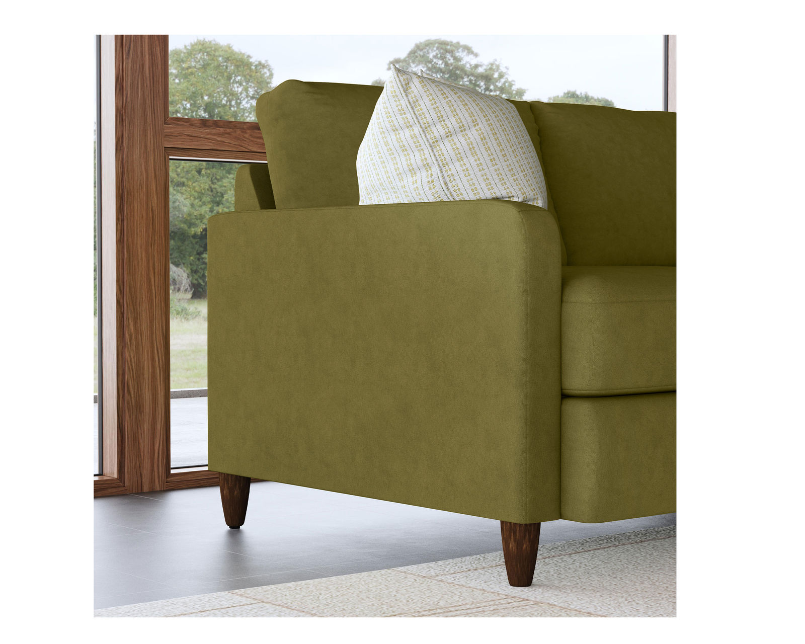 Fern  5011 Sofa (+100 fabrics) 84"