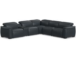 Camden 1427 Power Headrest Power Reclining Sectional (2 colors) in stock