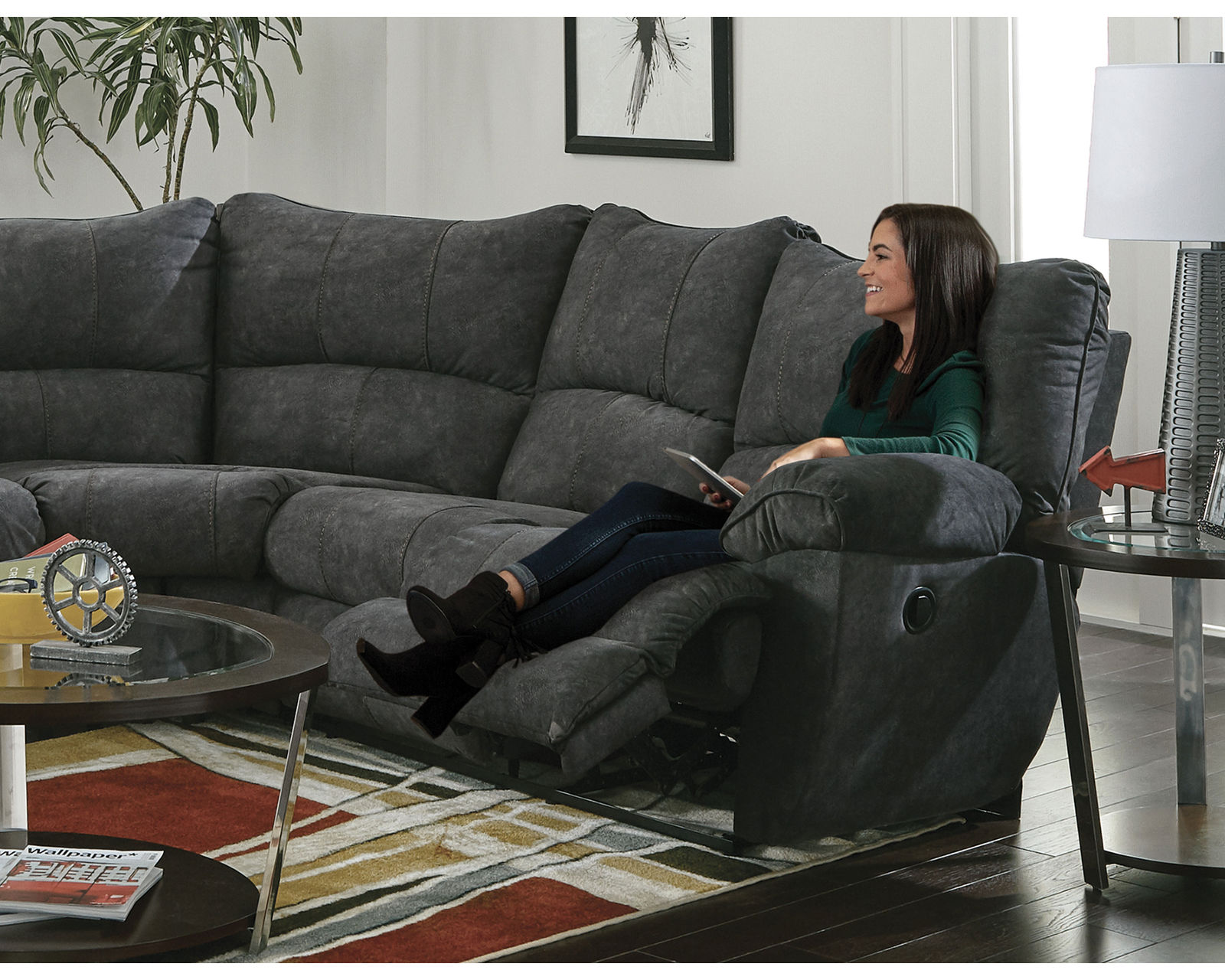 Shane 2 Piece Reclining Sectional