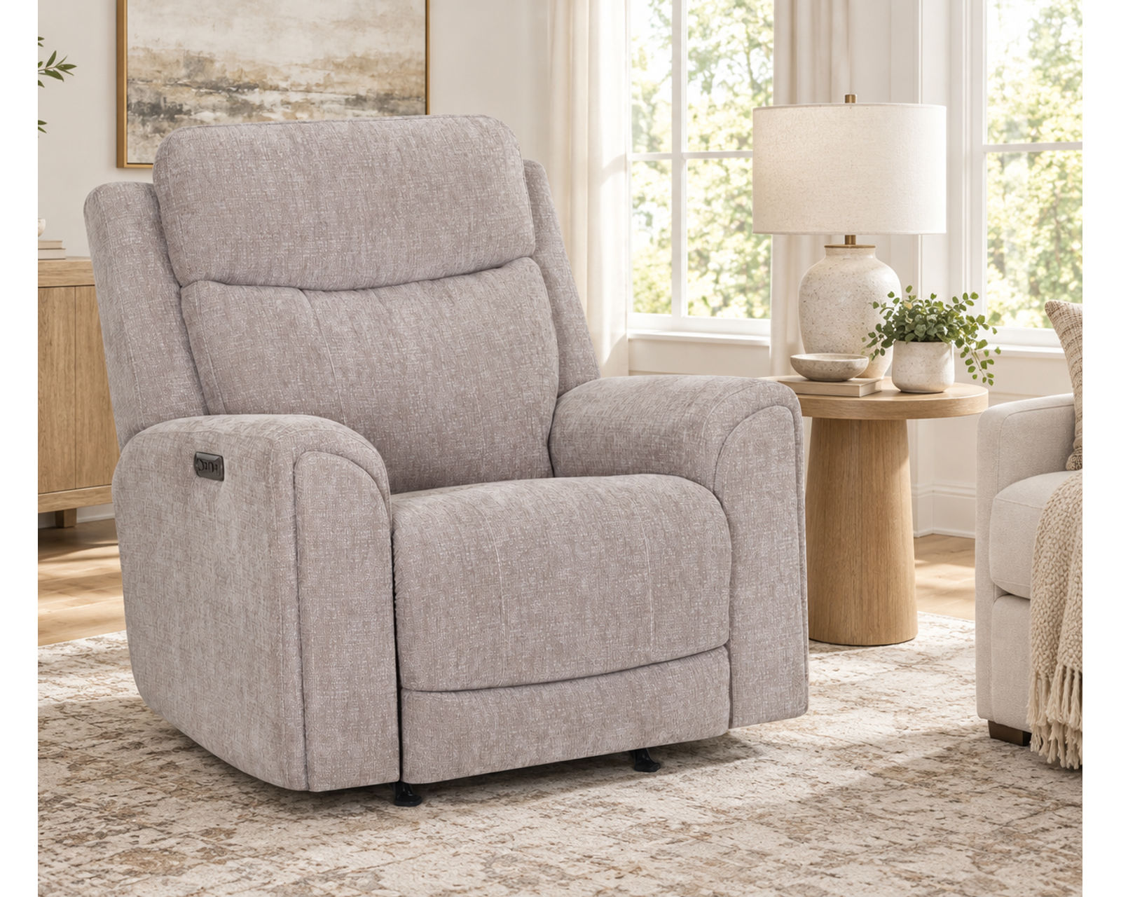 Argent 4730 Power Headrest Rocker Recliner with Neori Air Massage (Deep-Tissue Air Massage. Total Relaxation) - Deep-Tissue Air Massage. Total Relaxation