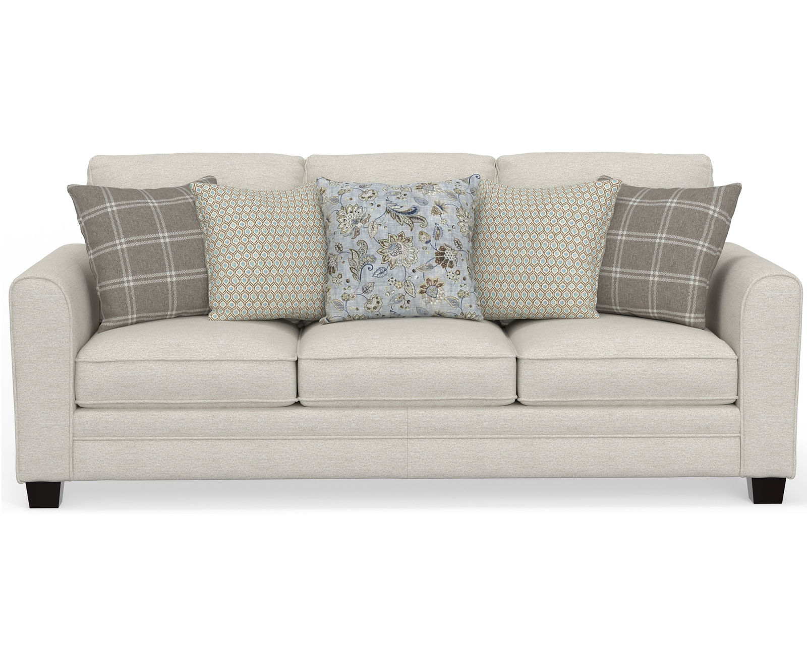 Magnolia 90" Sofa (durable polyester fabric) includes pillows 