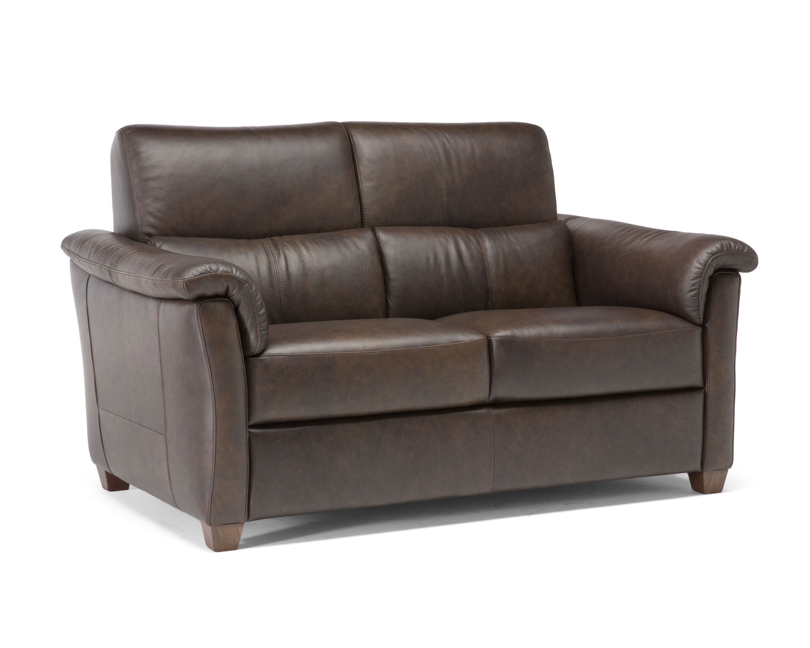 Astuzia C068 Sofa (77" or 86") +50 leathers - Astuzia Leather Loveseat